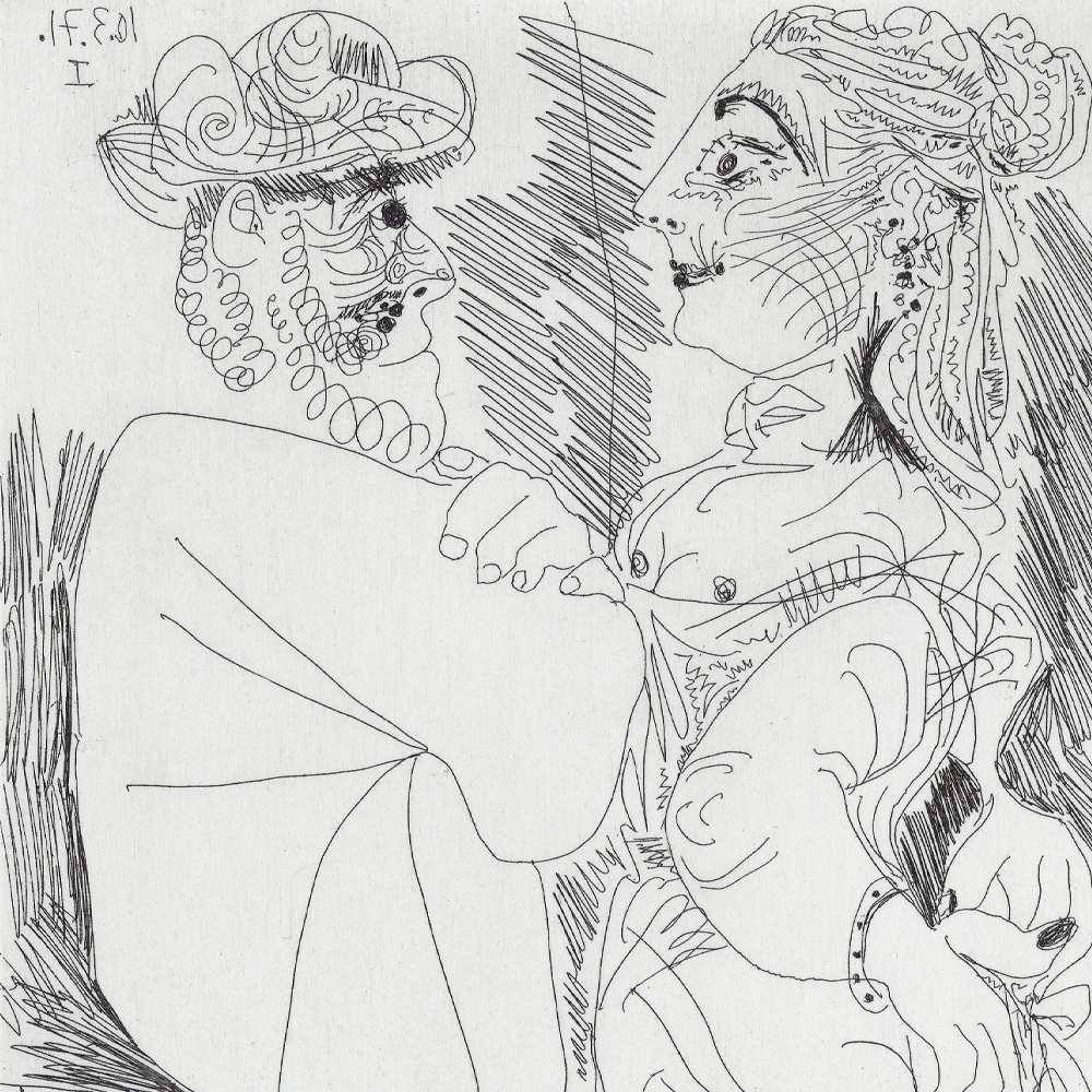 Pablo Picasso: La Séductrice, Plate No. 72, Series 156 Art Gold & Silver Pawn Shop