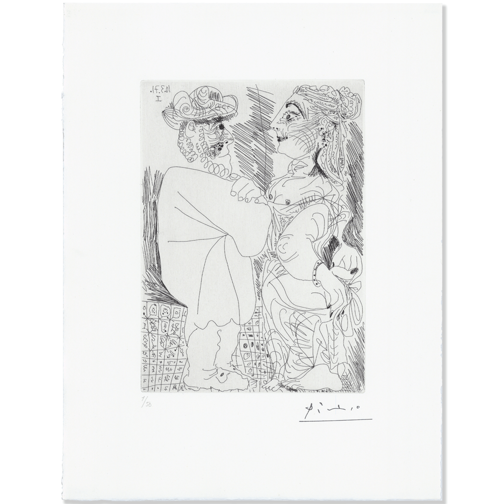 Pablo Picasso: La Séductrice, Plate No. 72, Series 156 Art Gold & Silver Pawn Shop