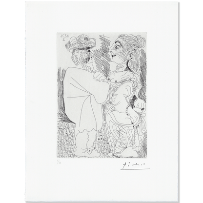 Pablo Picasso: La Séductrice, Plate No. 72, Series 156 Art Gold & Silver Pawn Shop