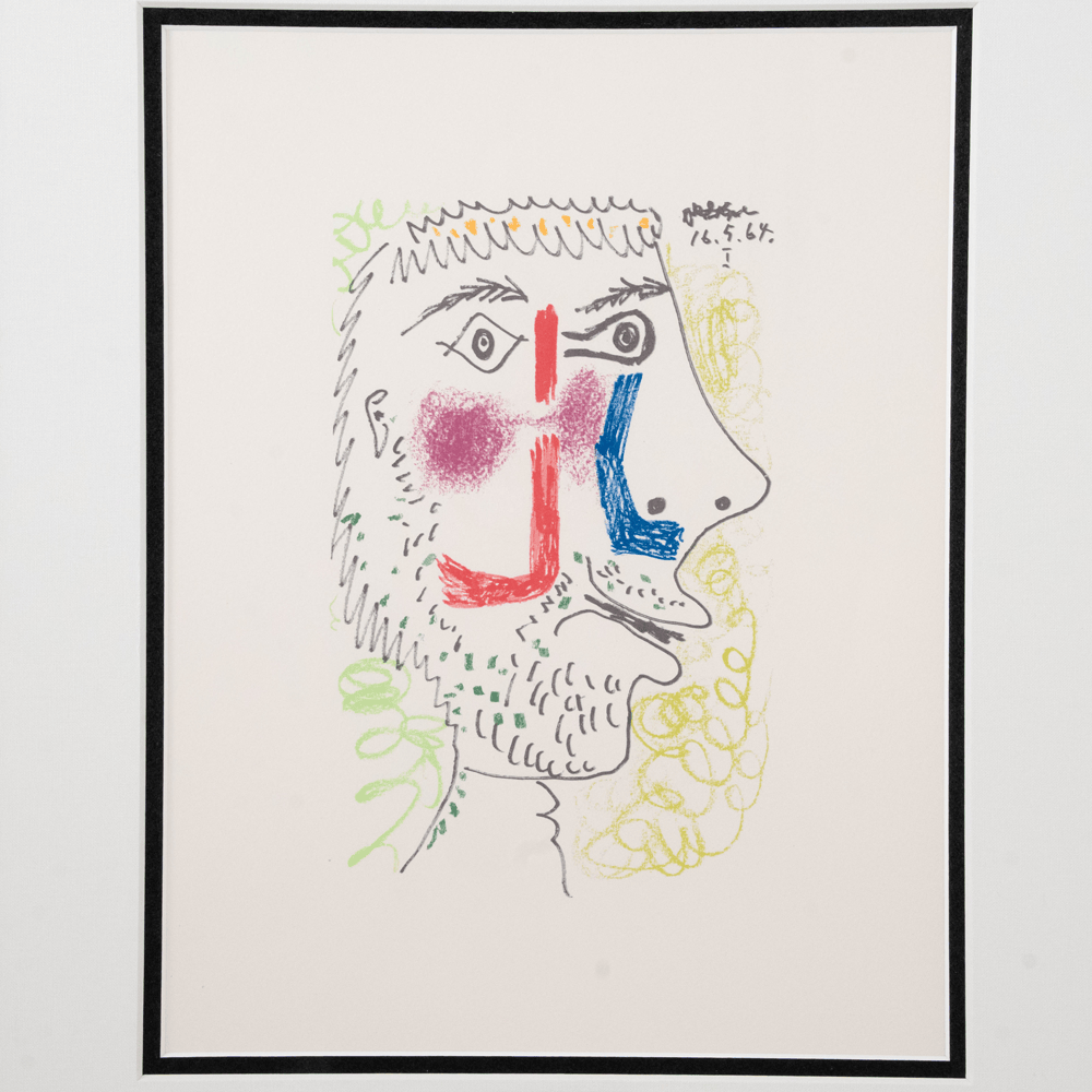 Picasso: Cubist Portrait 16.5.64, Le Goût du Bonheur Art G S Pawn