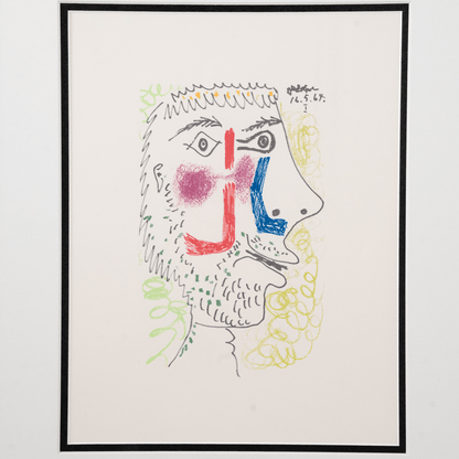 Picasso: Cubist Portrait 16.5.64, Le Goût du Bonheur Art G S Pawn