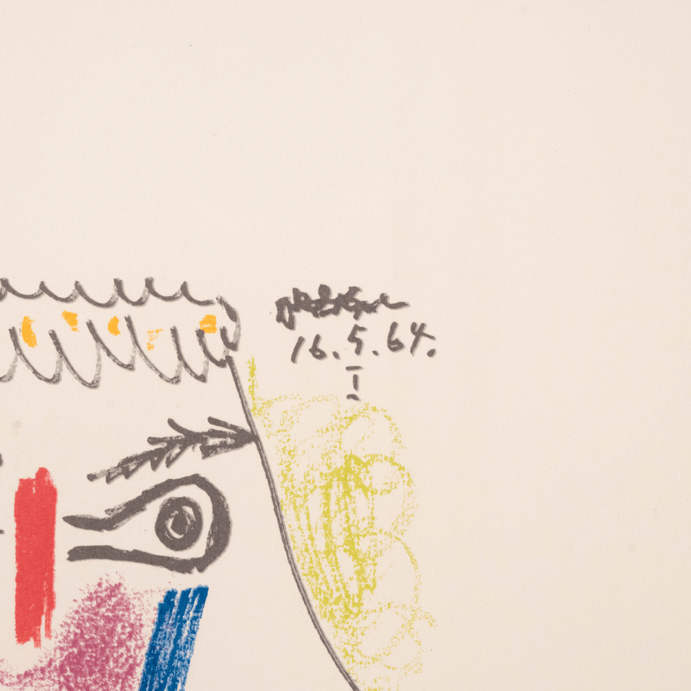 Picasso: Cubist Portrait 16.5.64, Le Goût du Bonheur Art G S Pawn