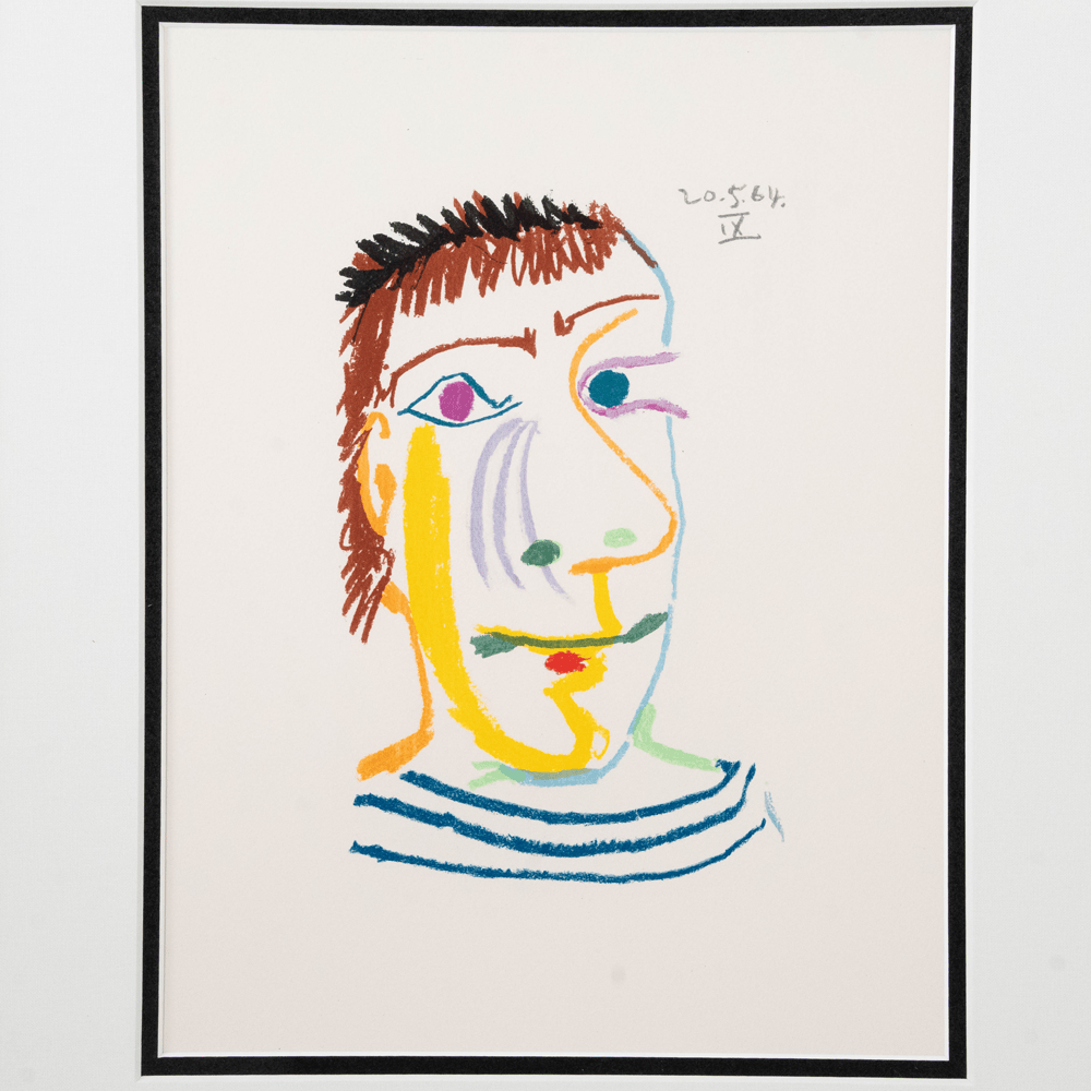 Picasso: Cubist Portrait IX 20.5.64, Le Goût du Bonheur Art G S Pawn