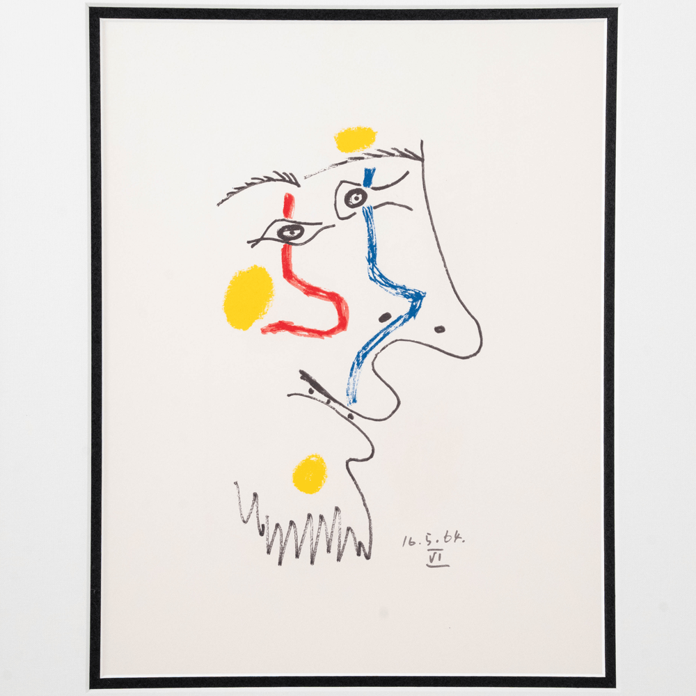 Picasso: Cubist Portrait VI 16.5.64, Le Goût du Bonheur Art G S Pawn