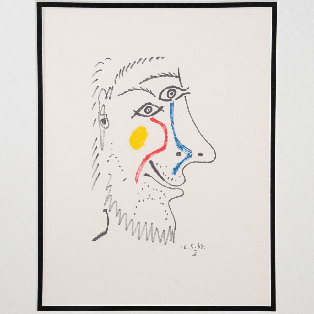 Picasso: Cubist Portrait V 16.5.64, Le Goût du Bonheur Art G S Pawn