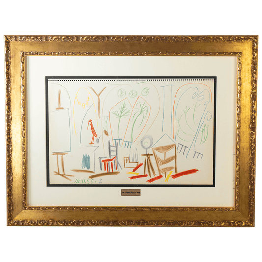 Picasso: Studio Study I 15.11.55, Carnet de la Californie Art G S Pawn