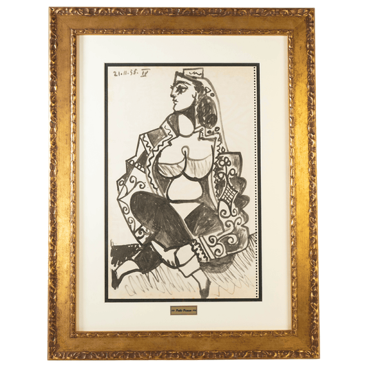 Picasso: Odalisque IV 21.11.55, Carnet de la Californie Art G S Pawn