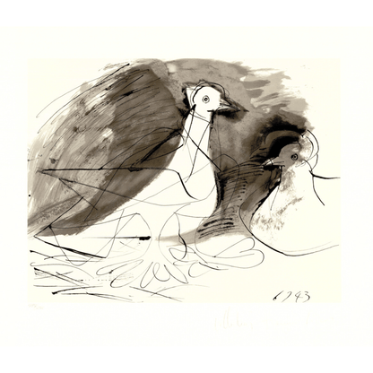 Pablo Picasso: Pigeons, Marina Picasso Estate Collection Art G S Pawn