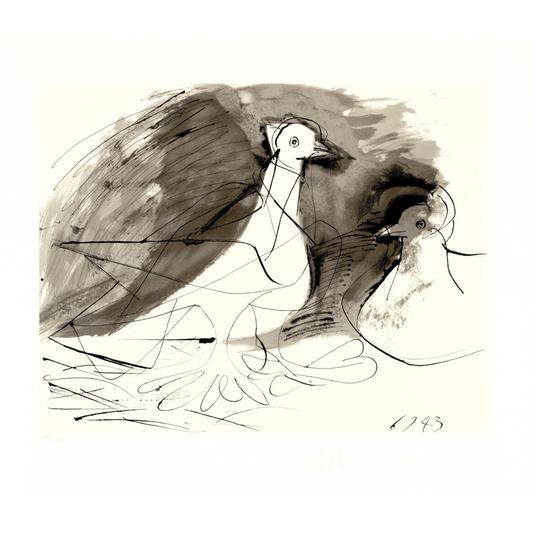 Pablo Picasso: Pigeons, Marina Picasso Estate Collection Art G S Pawn