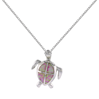 Sterling Silver Mosaic Opal Pink Hawaiian Sea Turtle Pendant
Gold & Silver Pawn Shop