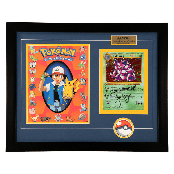 jason paige pokemon card Pokemon Jason Page Signed Memorabilia – Gold & Silver Pawn Shop