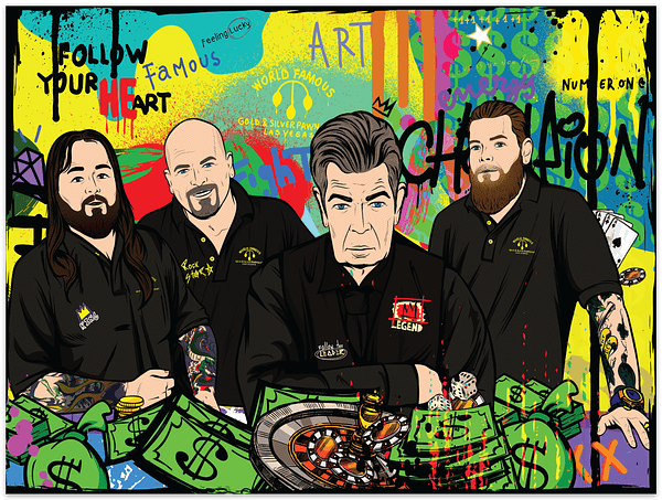 Gold & Silver Pawn Shop Posters G S Pawn 4Guys Pop Art Poster No