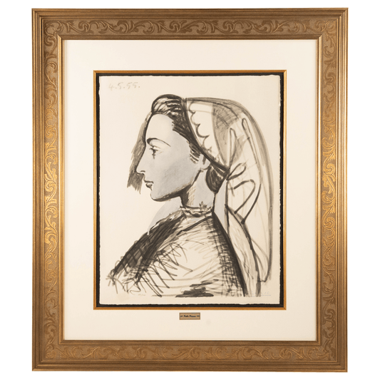 Pablo Picasso: Portrait de Jacqueline, La Flûte Double Art G S Pawn