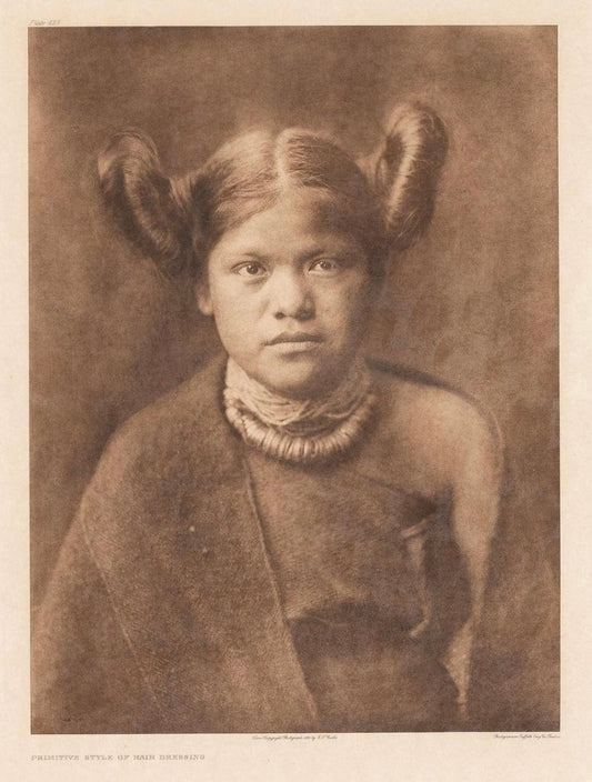 Edward Curtis Primitive Style of Hair dressing thumbnail