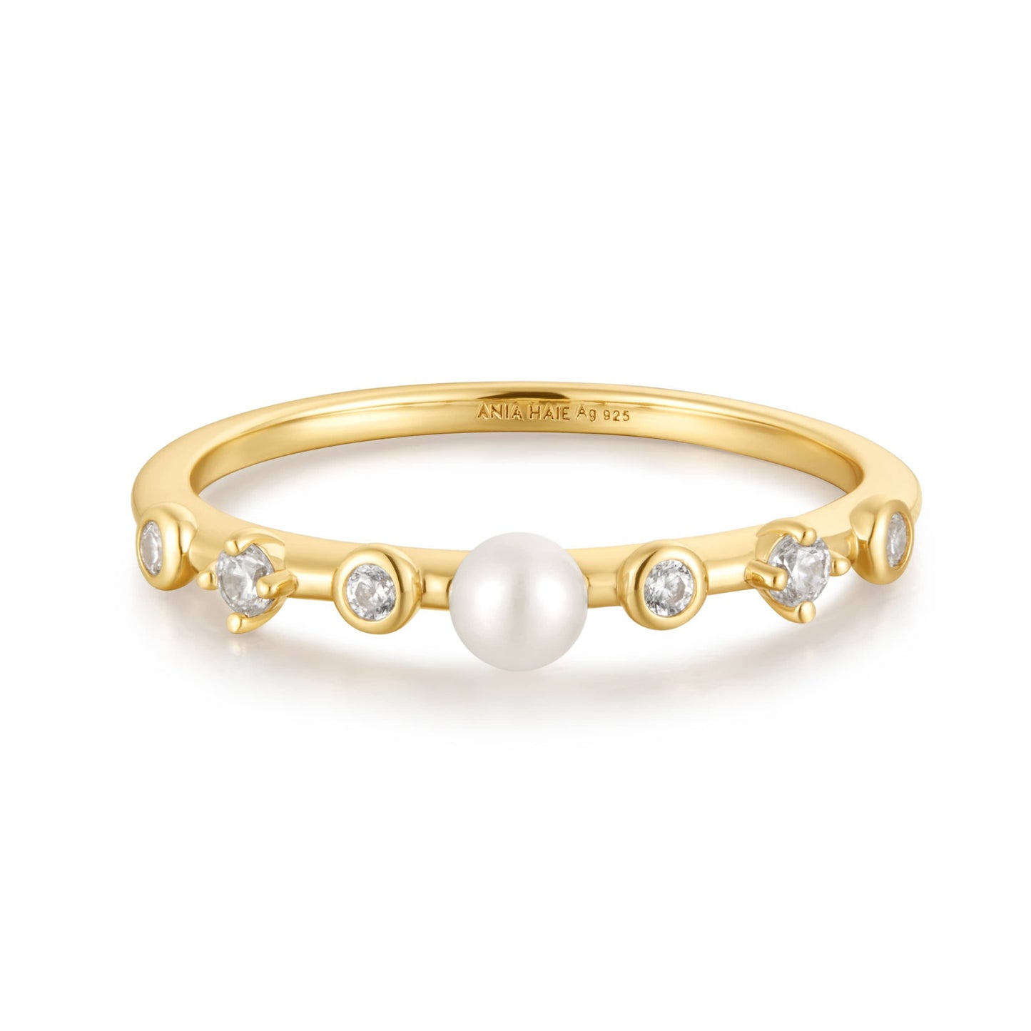 Freshwater Pearl Bezel Set Ring Gold & Silver Pawn Shop