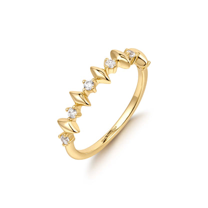 Sparkle "Dusk Divas" Ring Gold & Silver Pawn Shop
