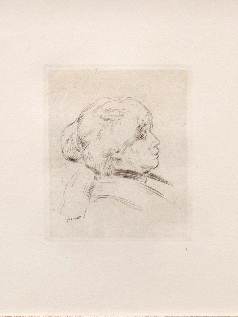 Renoir: Berthe Morisot Etching Proof Art G S Pawn