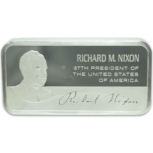 Richard M. Nixon 5000 Grains Bar (Read Description) Gold & Silver Pawn Shop