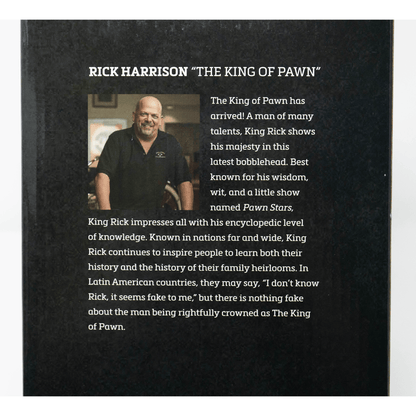 Rick Harrison "The King of Pawn" Limited Edition Bobble Head G S Pawn