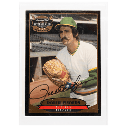 1996 Canadian Club Classic Autographed Card - Rollie Fingers Gold & Silver Pawn Shop