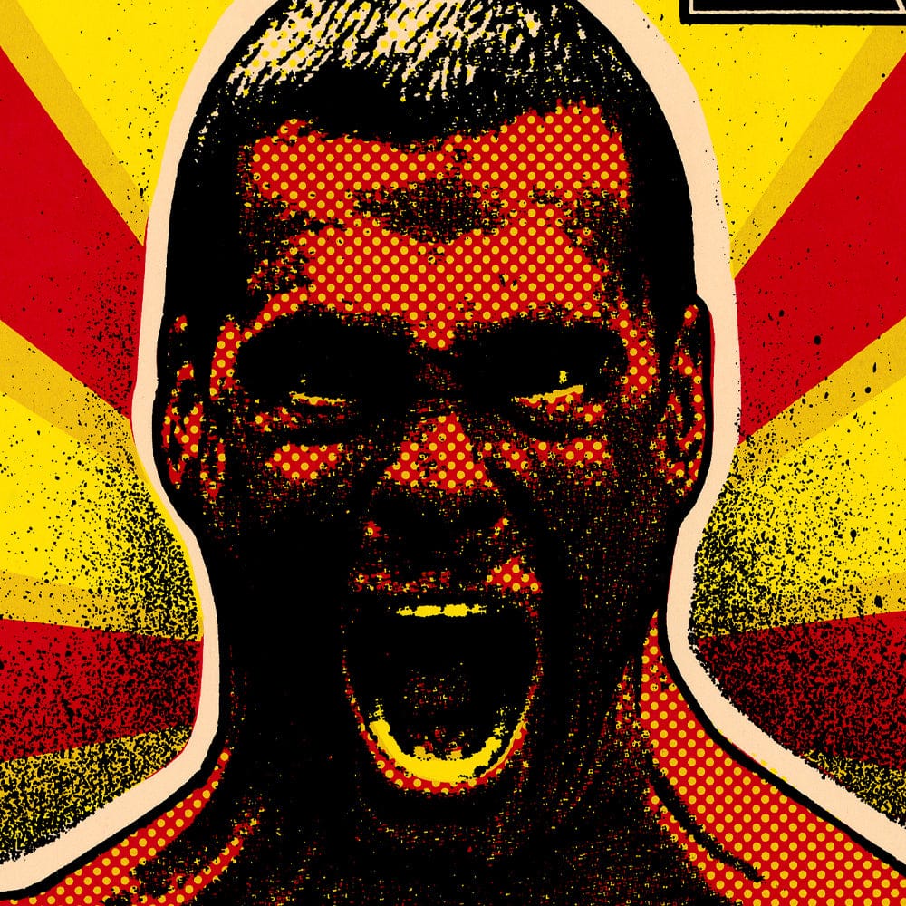 Rollins Band: Search and Destroy Tour 1994, Original Hand Signed Poster Art Gold & Silver Pawn Shop