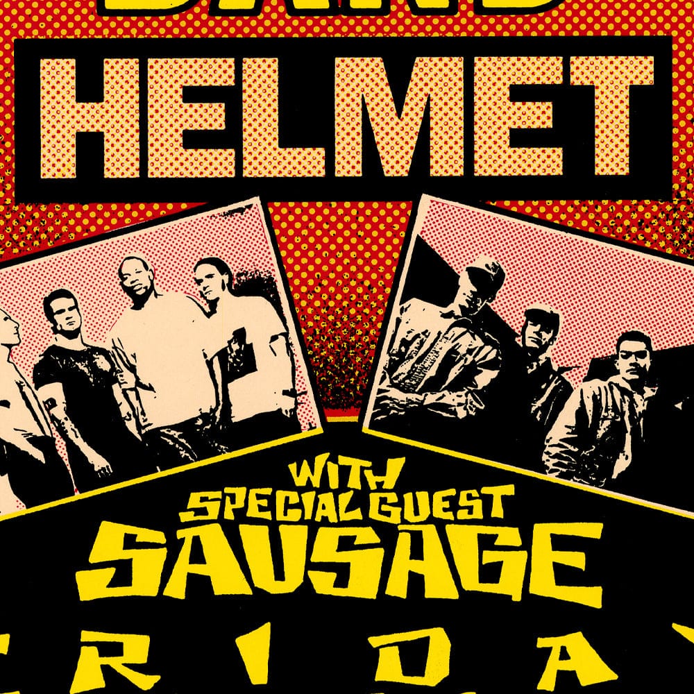 Rollins Band: Search and Destroy Tour 1994, Original Hand Signed Poster Art Gold & Silver Pawn Shop