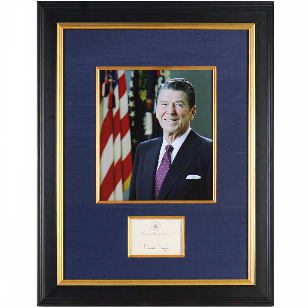 President Ronald Reagan Signed Piece Thumbnail