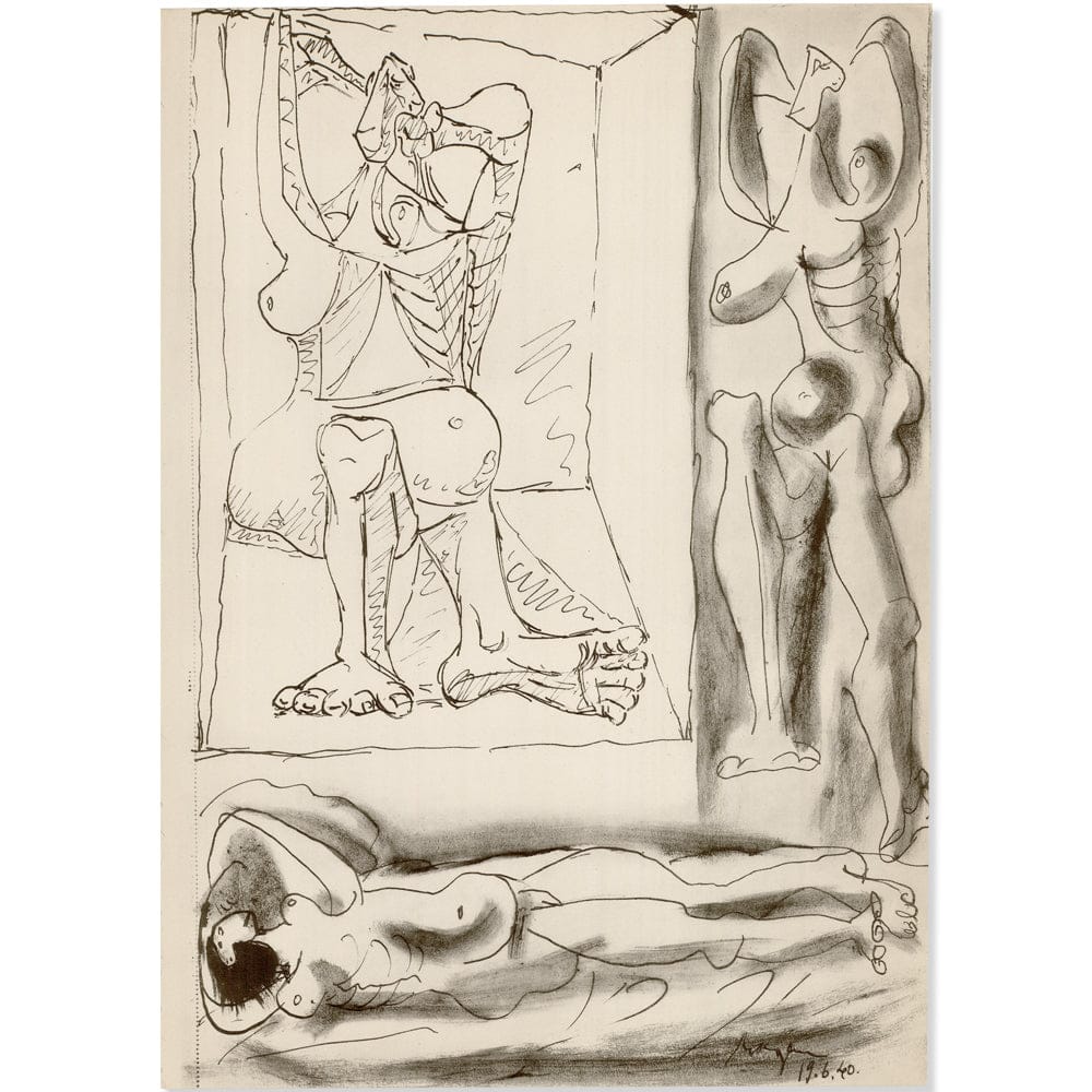 Picasso: Figurative Composition, Royan, 19.6.40 Art Gold & Silver Pawn Shop