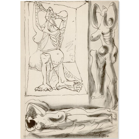 Picasso: Figurative Composition, Royan, 19.6.40 Art Gold & Silver Pawn Shop