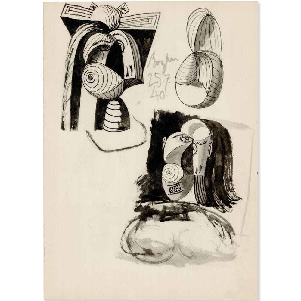 Picasso: Cubist Portrait Study, Royan, 25.7.40 Art Gold & Silver Pawn Shop