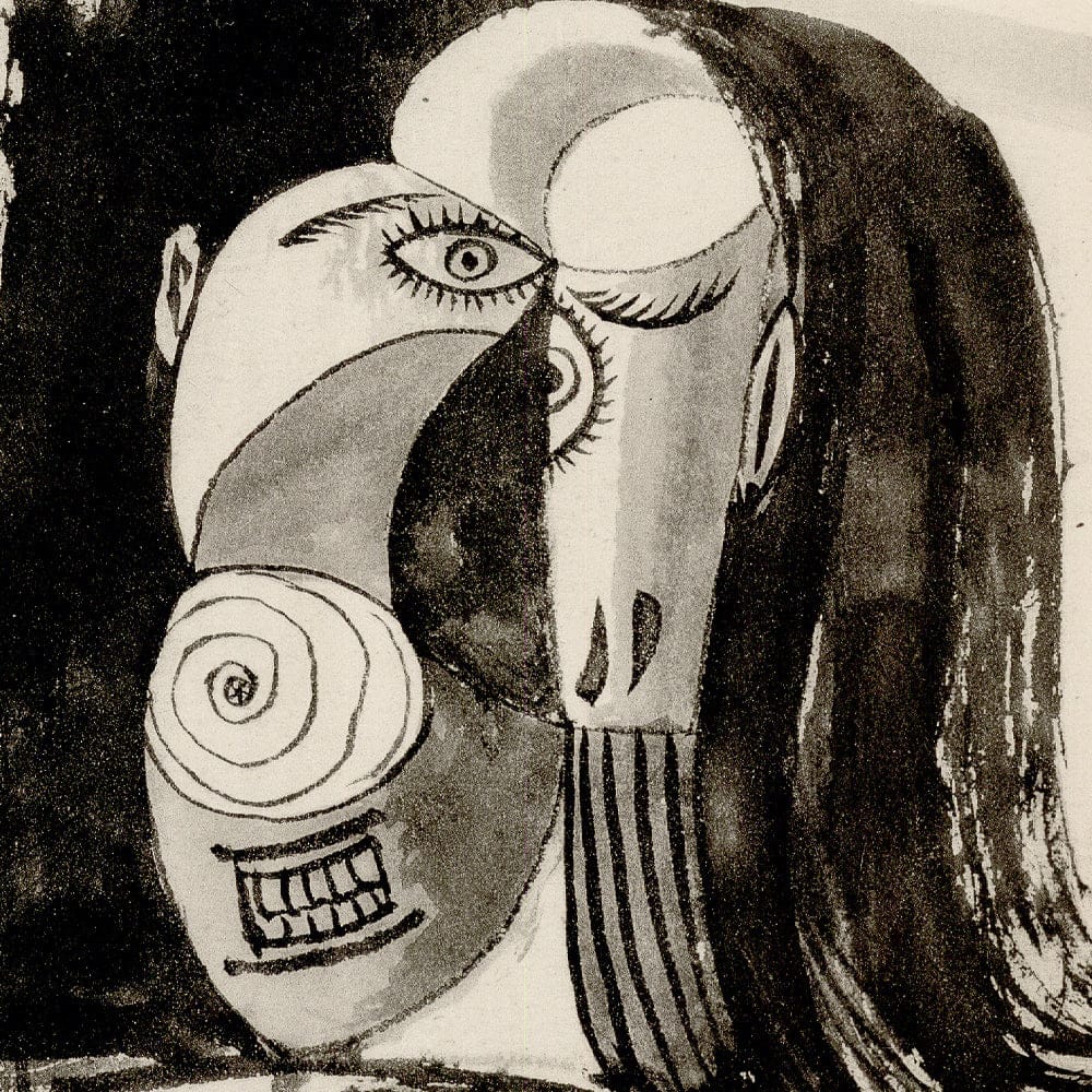 Picasso: Cubist Portrait Study, Royan, 25.7.40 Art Gold & Silver Pawn Shop