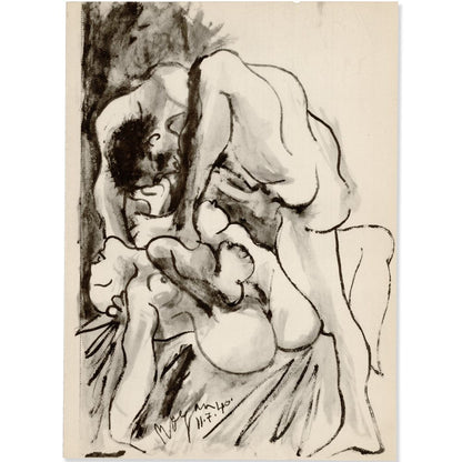 Picasso: Figurative Study of Nude Couple 11.7.40 Art Gold & Silver Pawn Shop