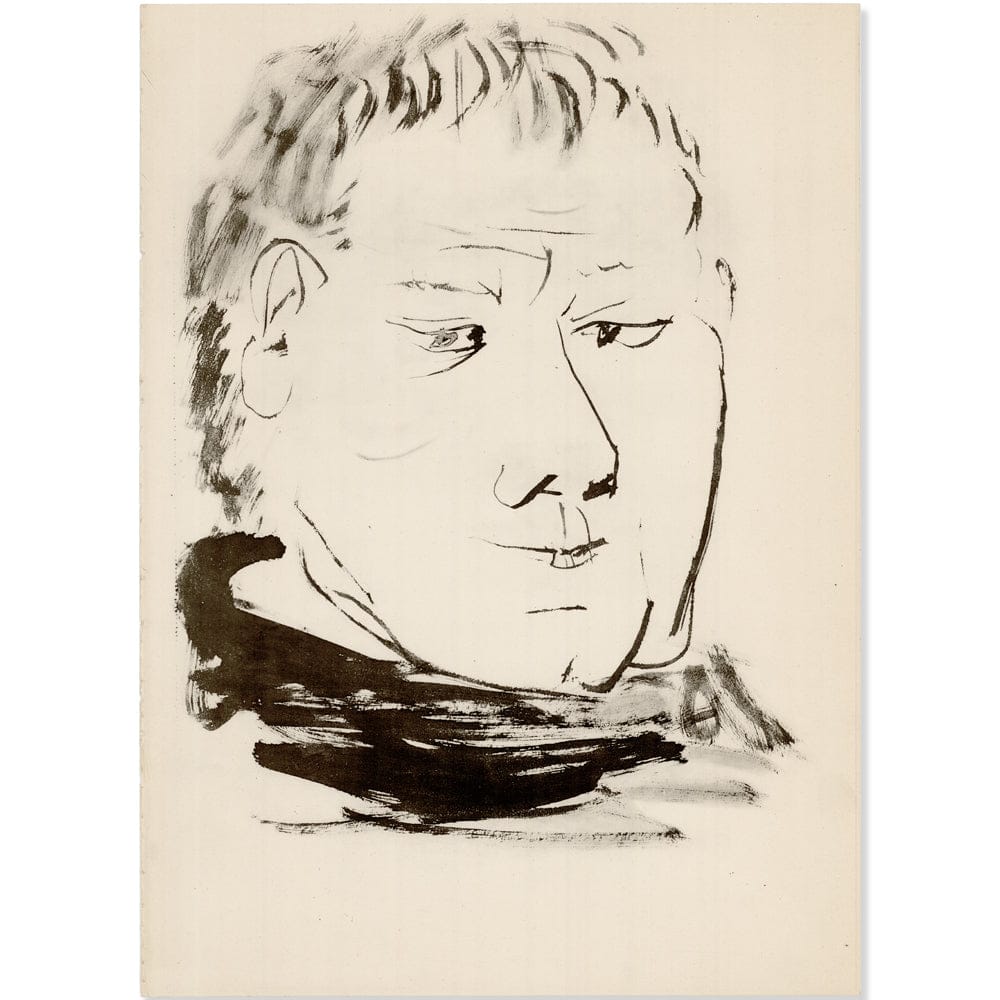 Picasso: Expressionist Potrait of a Man, Paris Art Gold & Silver Pawn Shop