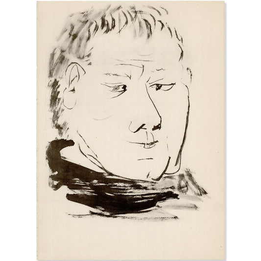 Picasso: Expressionist Potrait of a Man, Paris Art Gold & Silver Pawn Shop