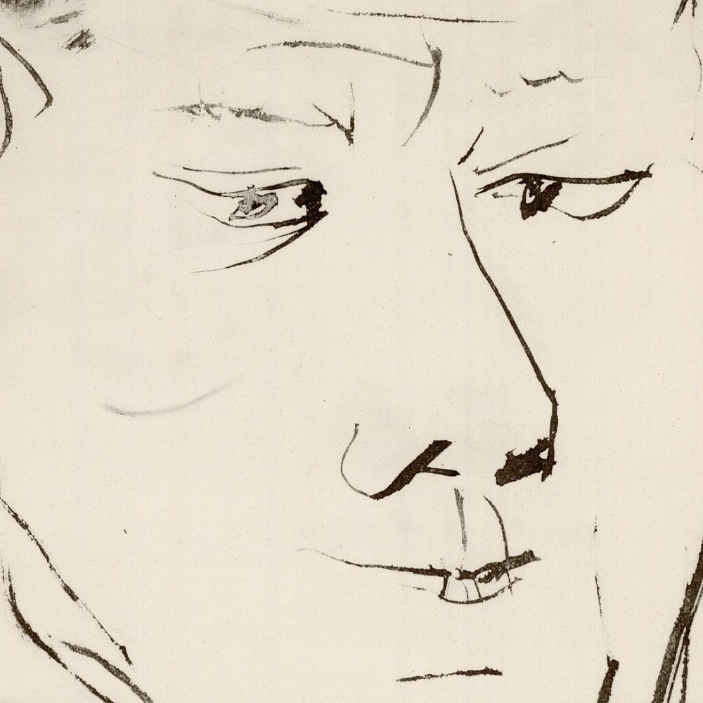 Picasso: Expressionist Potrait of a Man, Paris Art Gold & Silver Pawn Shop