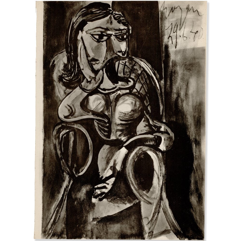 Picasso: Cubist Portrait, Royan, 29.6.40 Art Gold & Silver Pawn Shop
