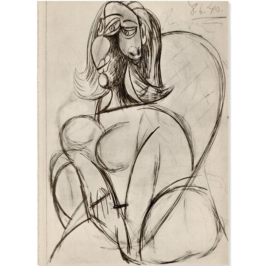 Picasso: Cubist Portrait, Royan, 8.6.40 Art Gold & Silver Pawn Shop