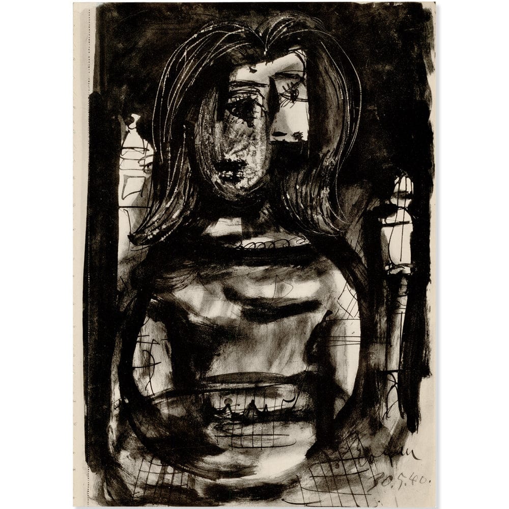 Picasso: Cubist Portrait, Royan, 30.5.40 Art Gold & Silver Pawn Shop