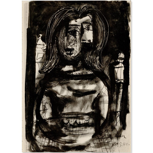 Picasso: Cubist Portrait, Royan, 30.5.40 Art Gold & Silver Pawn Shop