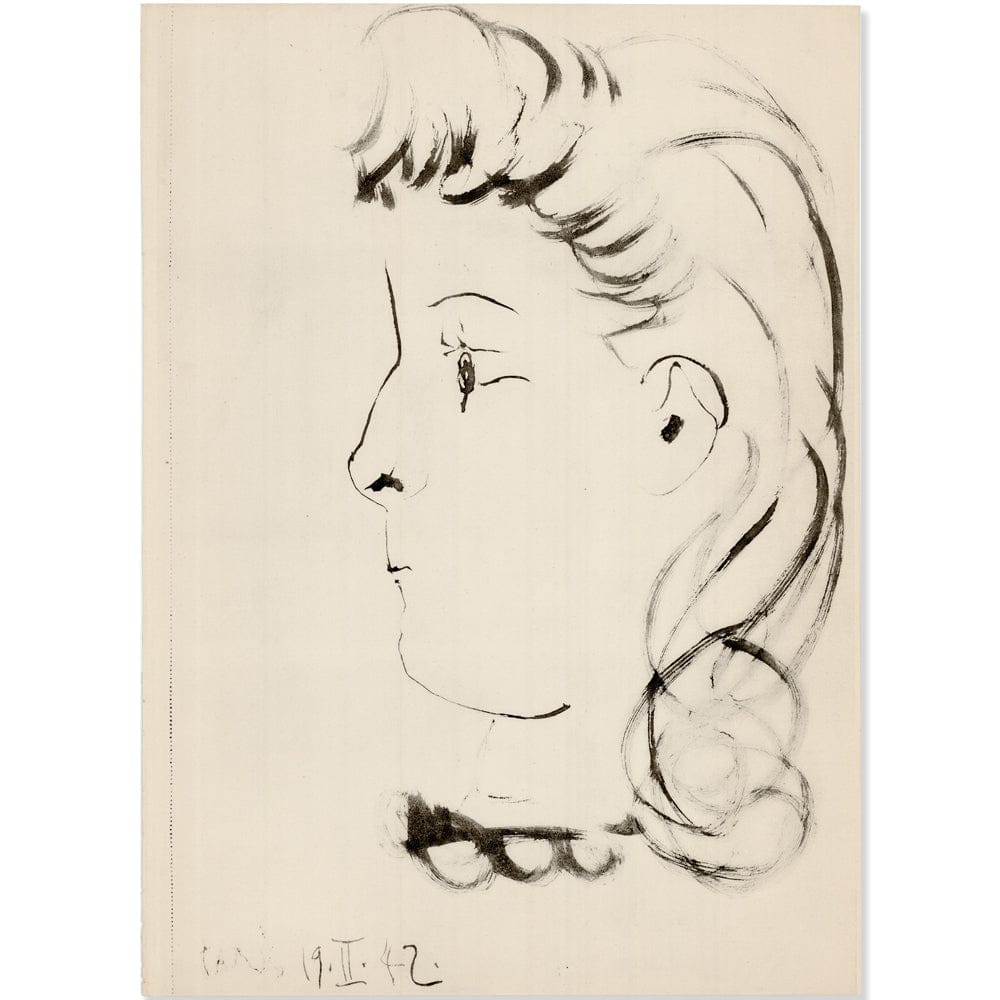 Picasso: Expressionist Potrait, Paris, 19.II.42 Art Gold & Silver Pawn Shop