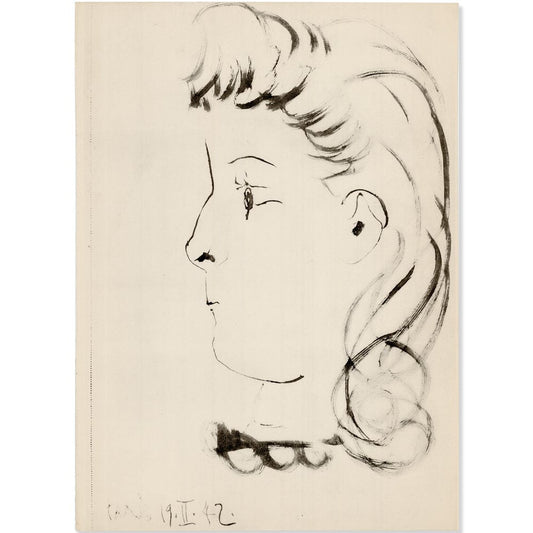 Picasso: Expressionist Potrait, Paris, 19.II.42 Art Gold & Silver Pawn Shop