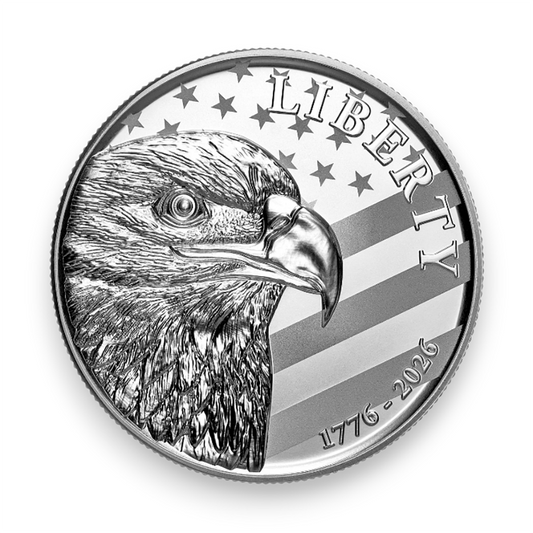 Sunshine Mint - America 250 10 Oz. Round Gold & Silver Pawn Shop