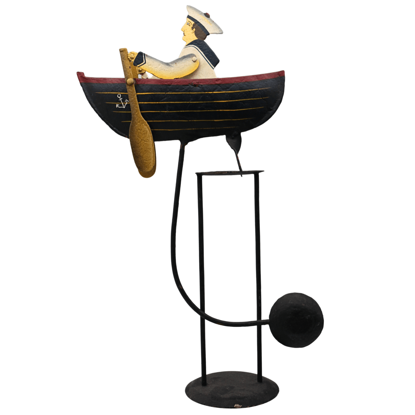 Vintage Sailor In Boat Balance Toy