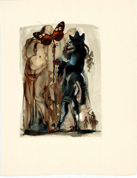 Salvador Dali, #18 etching, 1959