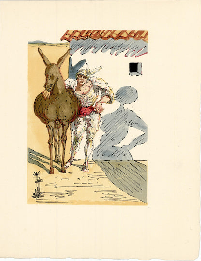 Salvador Dali; "Shades of the donkey" From Le Tricorne, 1959 Art G S Pawn