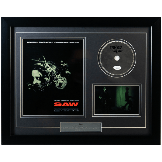 "Saw" Autographed Sawblade Memorabilia Gold & Silver Pawn Shop