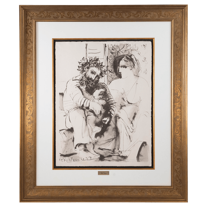 Pablo Picasso: La Scene de Famille, La Flûte Double Art G S Pawn