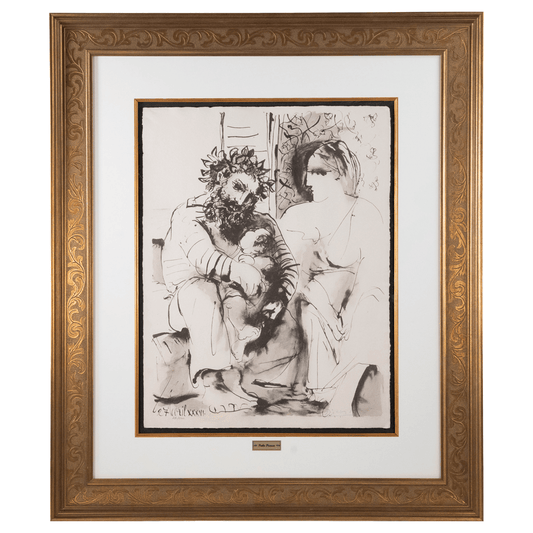 Pablo Picasso: La Scene de Famille, La Flûte Double Art G S Pawn