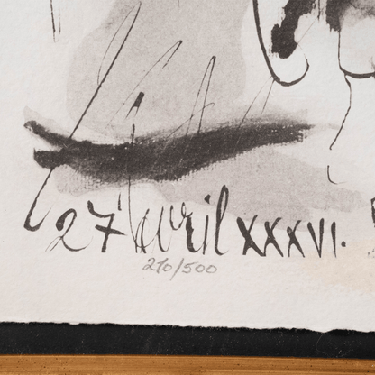 Pablo Picasso: La Scene de Famille, La Flûte Double Art G S Pawn