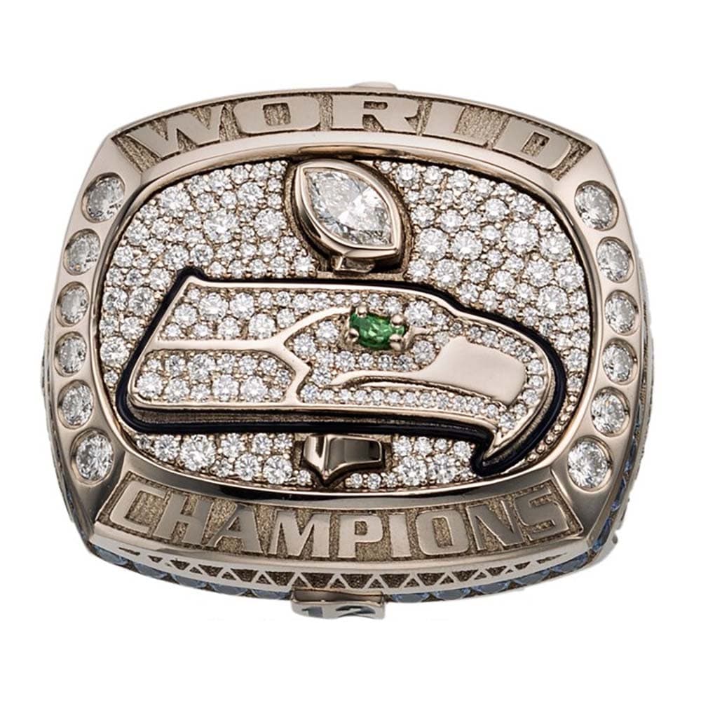 2013 Seattle Seahawks Super Bowl Ring Gold & Silver Pawn Shop